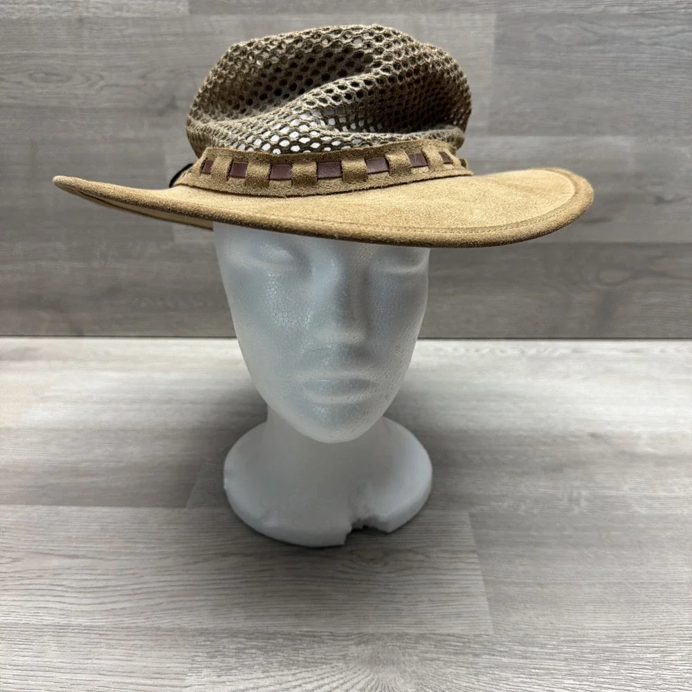 SELKE ROGUE‎ The Original Handcrafted Hat Outdoor Leather Gear Breezy Safari L